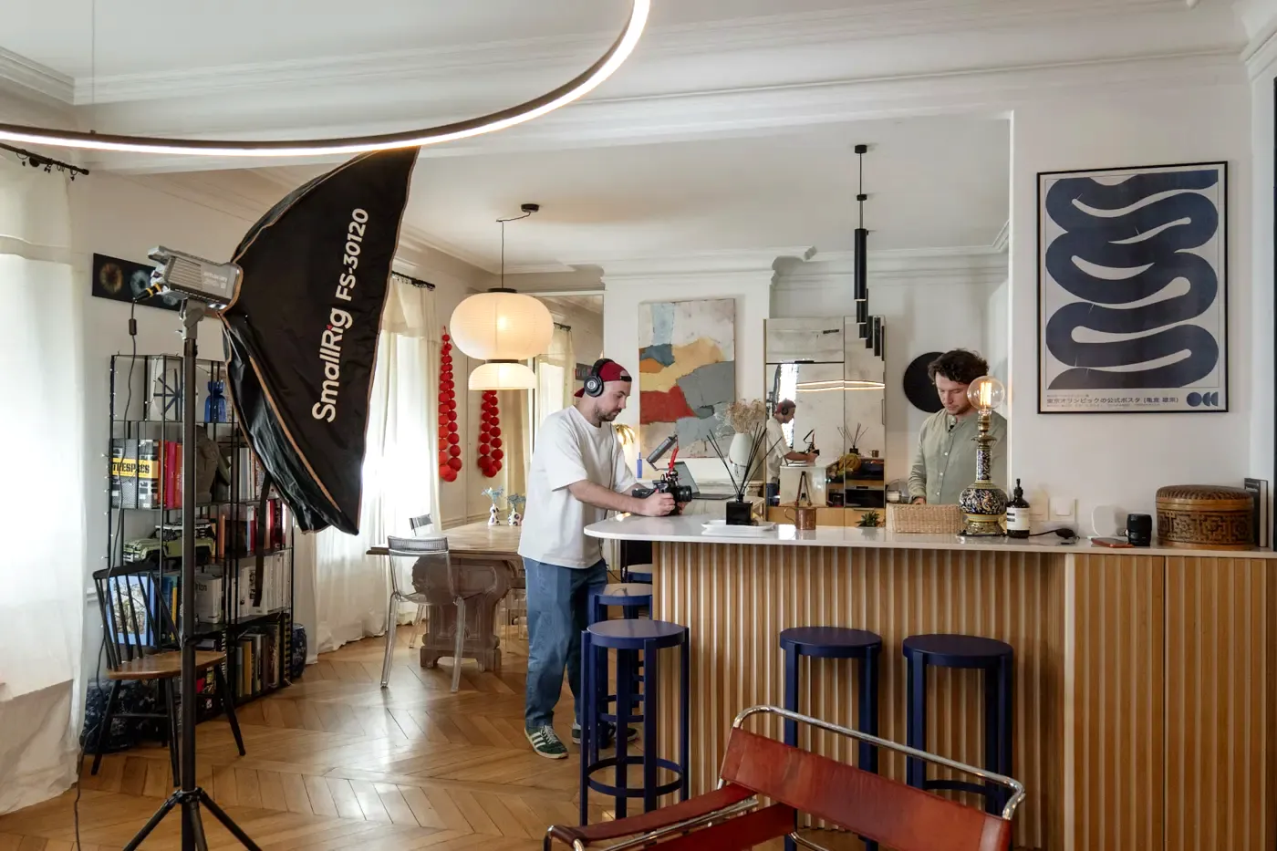 Tournage en cours dans un loft We Are Scene