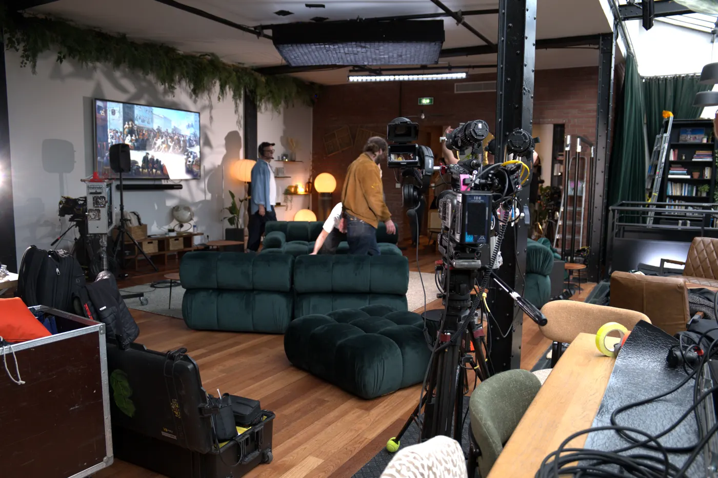 Plateau monté en loft brique & verrière